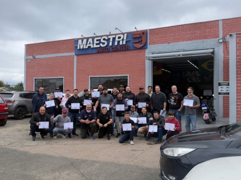 Turma formada no curso Mestre do PowerShift com o Professor DiCaixa